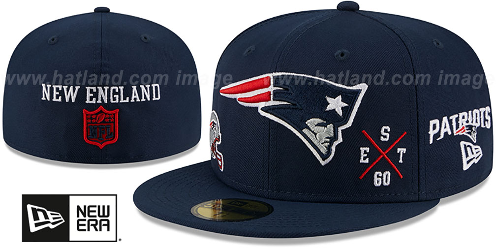 New Era Casquette Ajustée New Era 59FIFTY Bleu Marine England Patriots 2025 Sideline Pour Homme Lids 9c5a74