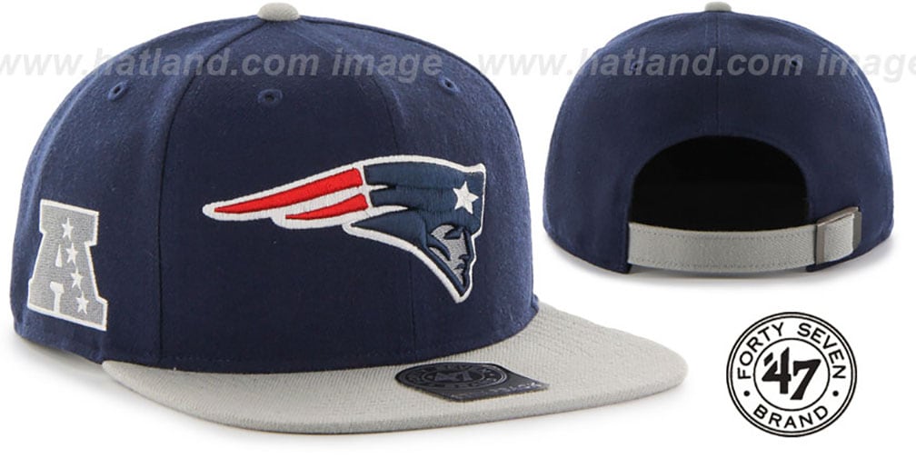 Navy & Grey Hat New York Yankees Navy Grey Bottom New Era 59Fifty  main image 3