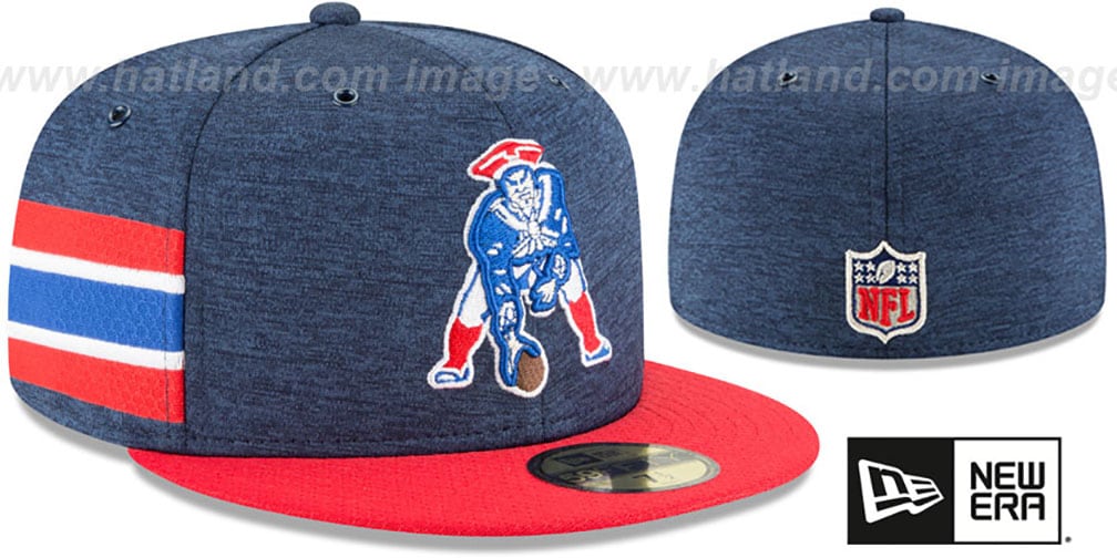 New Era Casquette Ajustée New Era 59FIFTY Bleu Marine England Patriots 2025 Sideline Pour Homme Lids 9c5a74