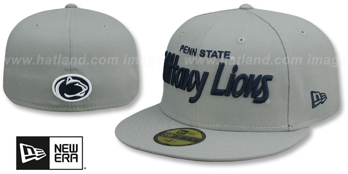 Penn State Nittany Lions Baseball Hat - Distressed Cotton, Adjustable Leather Strap, Officially Licensed - View #2