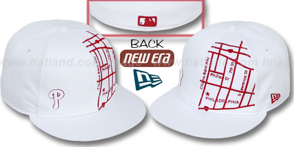 New Era×Phillies 白×赤 Doodles / 日本未発売 New Era×Phillies 白×赤
