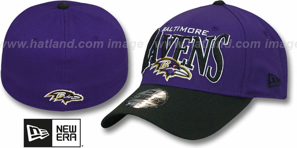Baltimore Ravens COIN TOSS FLEX Purple-Black Hat by New Era