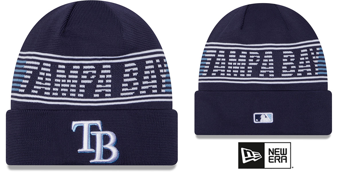 Tampa Bay Rays 24-25 SPORT-KNIT Royal Beanie Hat by New Era