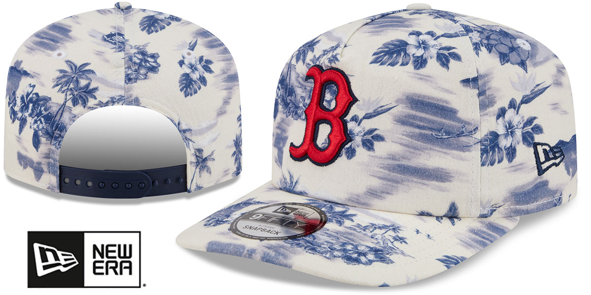 Boston Red Sox 1920 TROPICS SNAPBACK White Hat by New Era