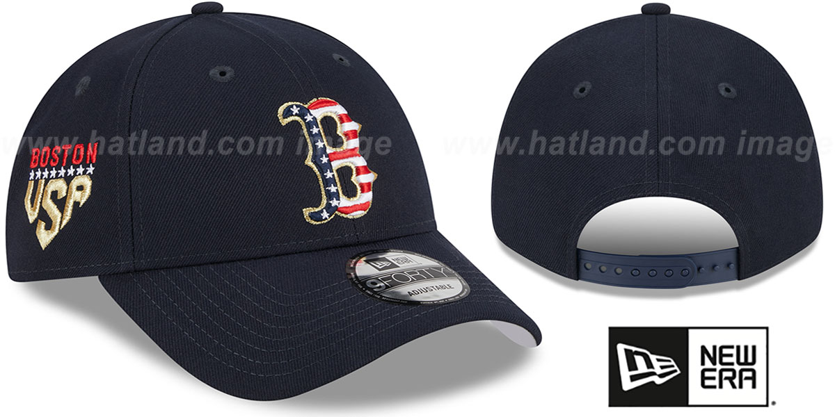Boston Red Sox 2023 JULY 4TH STARS N STRIPES SNAP Hat