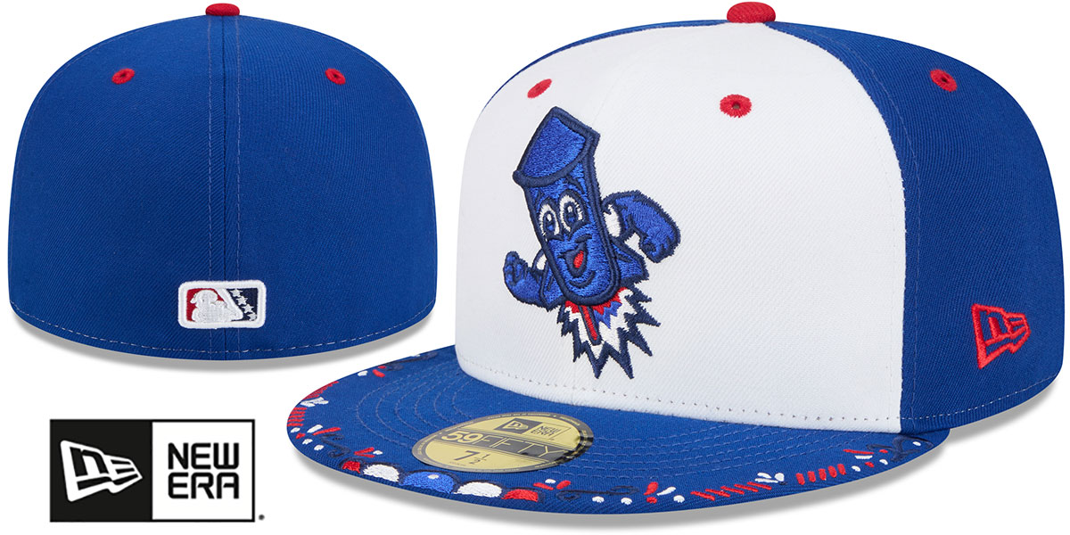 The BONEZ Nロゴキャップ ロイヤル Worcester Red Sox 2026 COPA DE LA DIVERSION White-Royal Fitted Ha