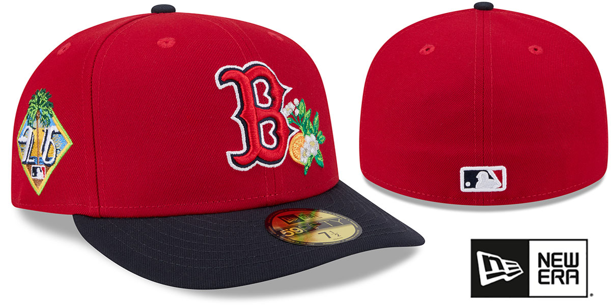 Boston Red Sox 2026 PRECURVED SPRING TRAINING Fitted Hat