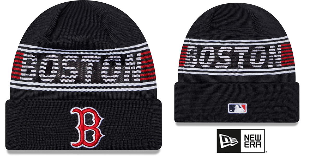 Boston Red Sox 24-25 SPORT-KNIT Navy Beanie Hat by New Era