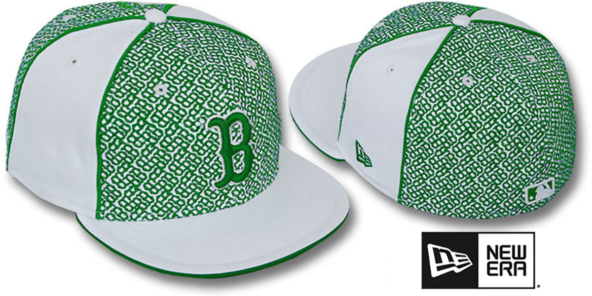 【海外限定】NEW ERA 59FIFTY Boston Red Sox Beige/Green Fade New Era 59Fifty Boston Red Sox Green White Logo Fitted Hat
