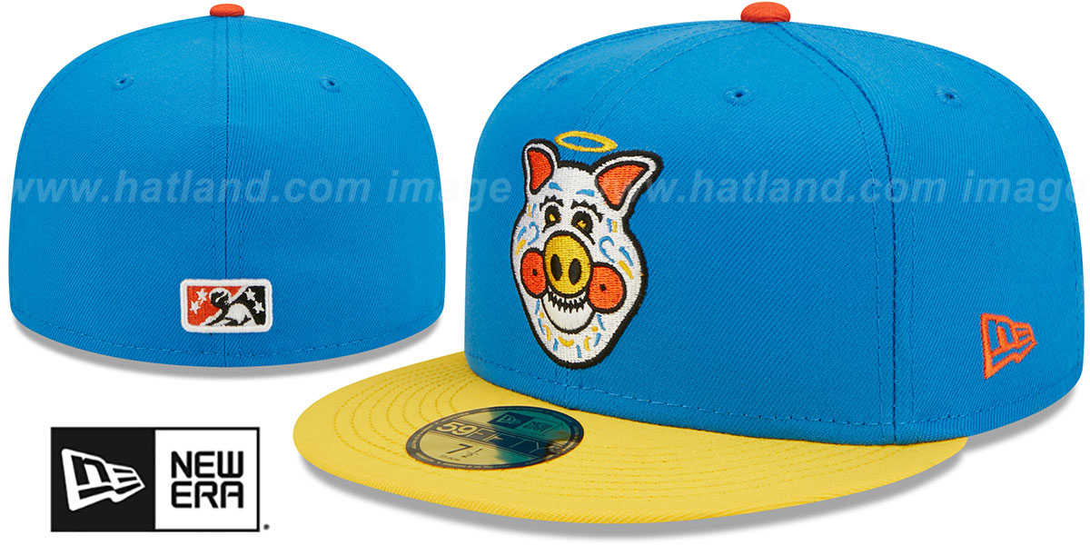 All Saints Vibrant Blue and Yellow Cap AllSaints Logo Baseball Cap on SALE | Saks OFF 5TH main image 3