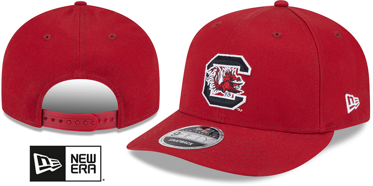 South Carolina LOW-CROWN TEAM-BASIC SNAPBACK Burgundy Hat