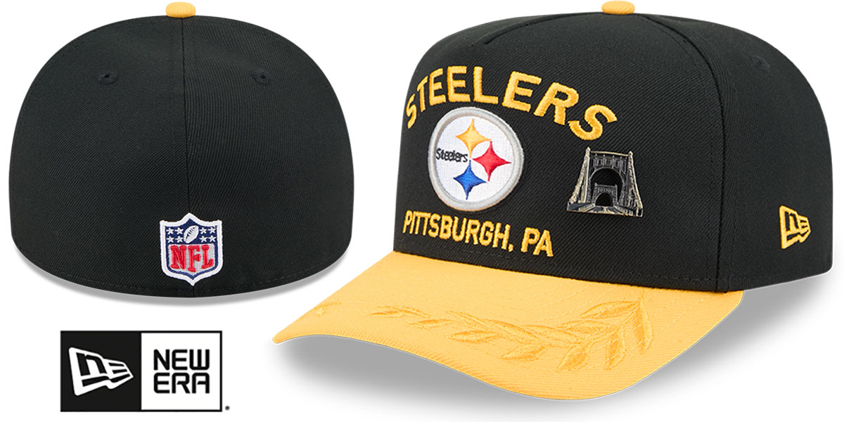 Pittsburgh Steelers 2025 NFL DRAFT ONSTAGE A-FRAME Black