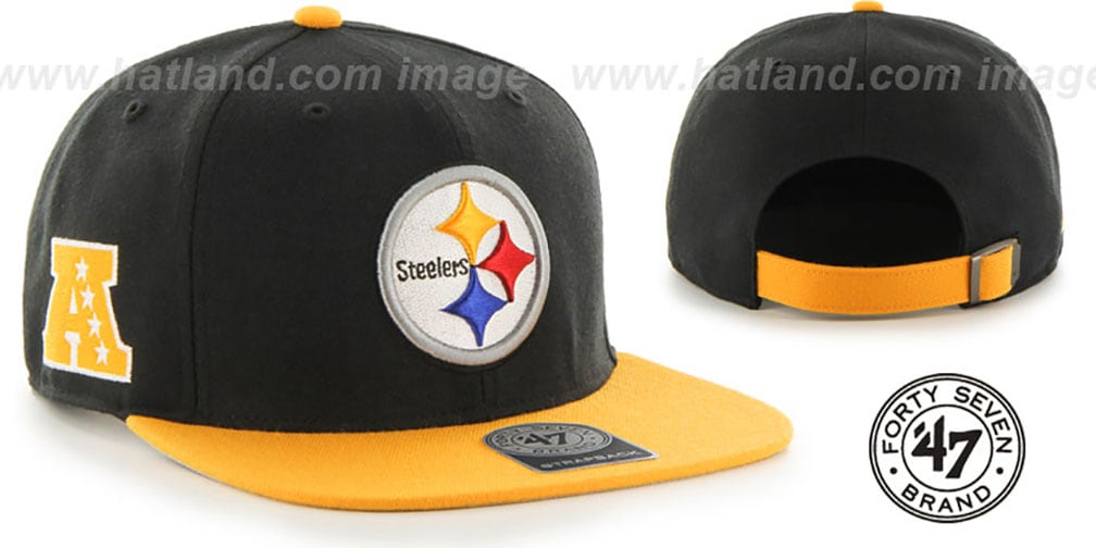 Pittsburgh Steelers キャップ スナップバック 黒/黄色 Pittsburgh Steelers Black 2024 NFL Sideline New Era 9SEVENTY