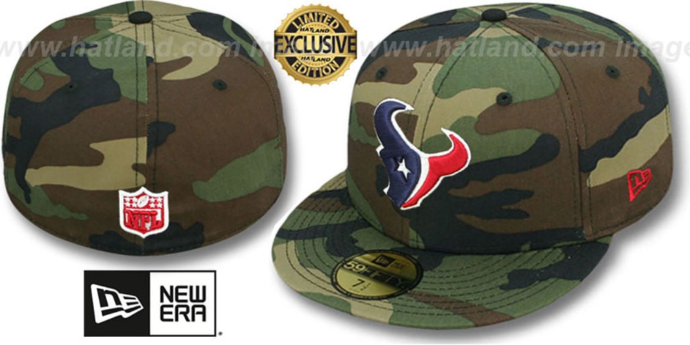 Casquette New Era 59Fifty Houston Texans - Taille 7 3/8 - Édition Noël 'Christmas Lights'