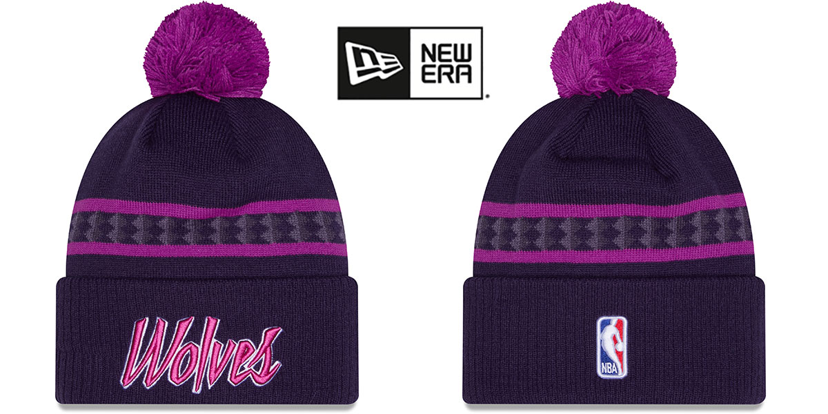 新品★ L'Appartement KNIT CAP timberwolves-25-26-city-