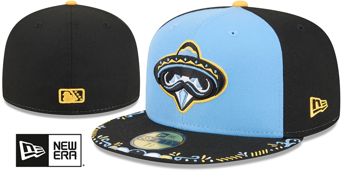 Arkansas Travelers 2026 COPA DE LA DIVERSION Sky-Black Fitted Hat