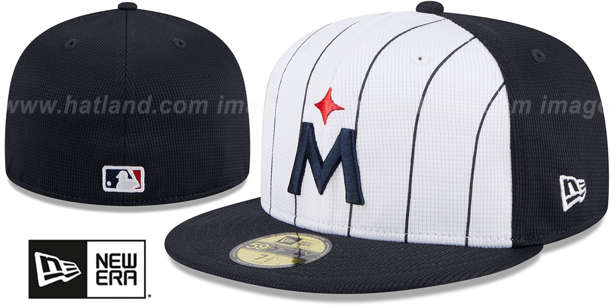 【YEGG】Twist wing cap (2colors) Men's Minnesota Twins New Era Red/Black 2024 Big League Chew