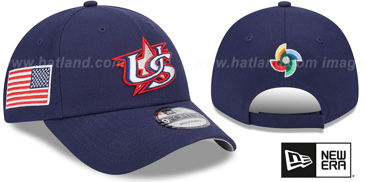 USA 2026 WBC STRAPBACK Navy Hat by New Era