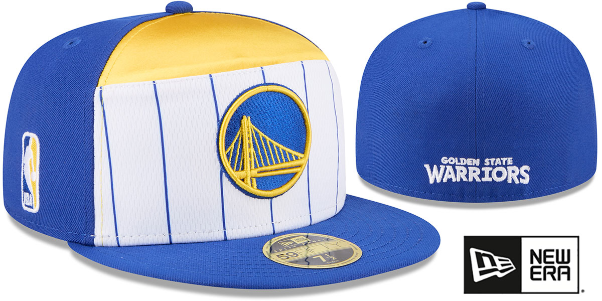 Golden State Warriors 2025-26 NBA SPLIT PANEL TIP OFF Fitted Hat