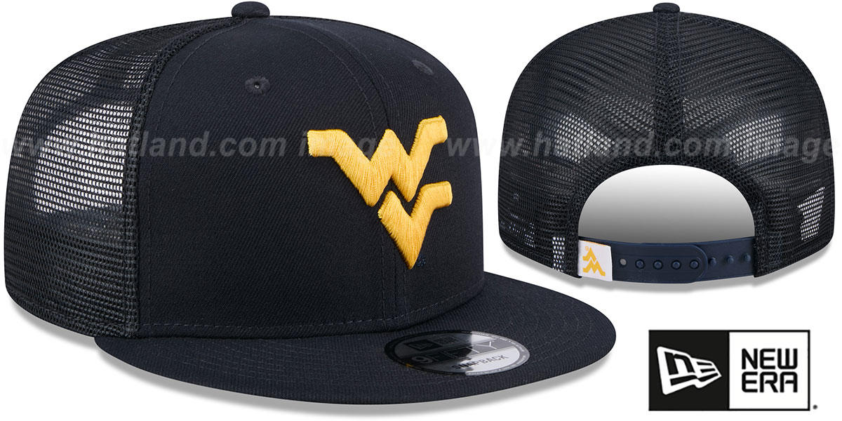 West Virginia TEAM-BASIC TRUCKER SNAPBACK Navy Hat