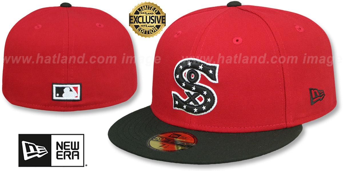 Chicago White Sox COOPERPACK Red-Black Fitted Hat by New Era