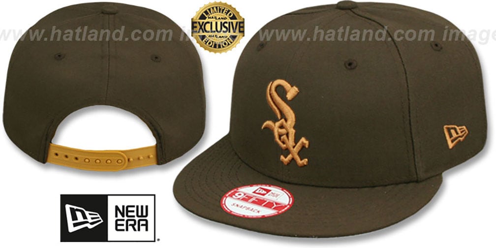 Chicago White Sox TEAM-BASIC SNAPBACK Brown-Wheat Hat