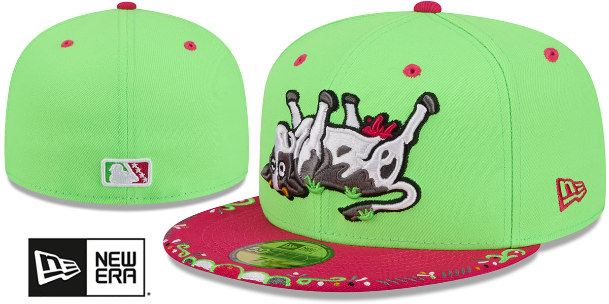 Wichita Wind Surge 2026 COPA DE LA DIVERSION Lime-Pink Fitted Hat