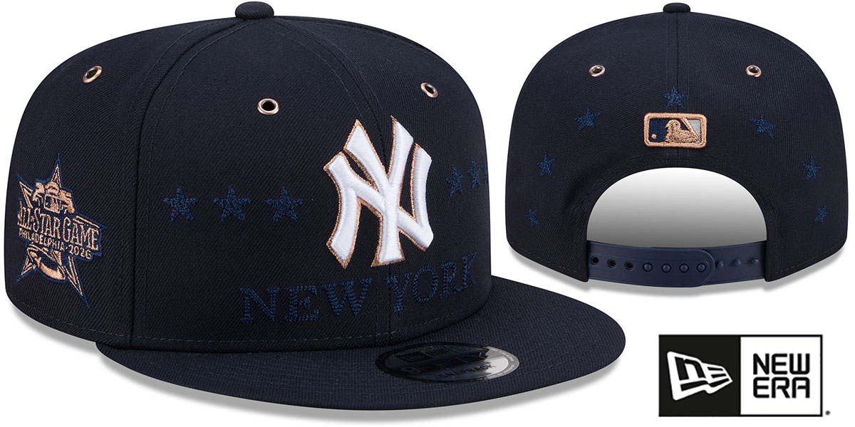 SEE SEE×NEW ERA NEW ERA950 NAVY New York Yankees 2026 MLB ALL-STAR GAME 950 SNAPBACK Navy Hat