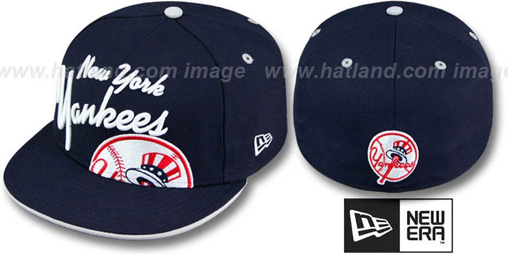 yankees-big-script-navy-fitted
