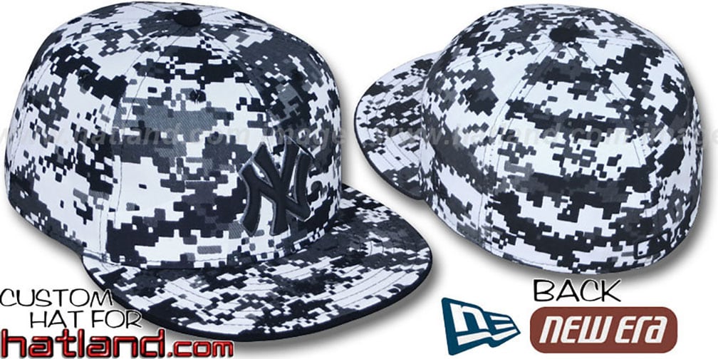 Yankees DIGITAL URBAN CAMO Fitted Hat by New Era