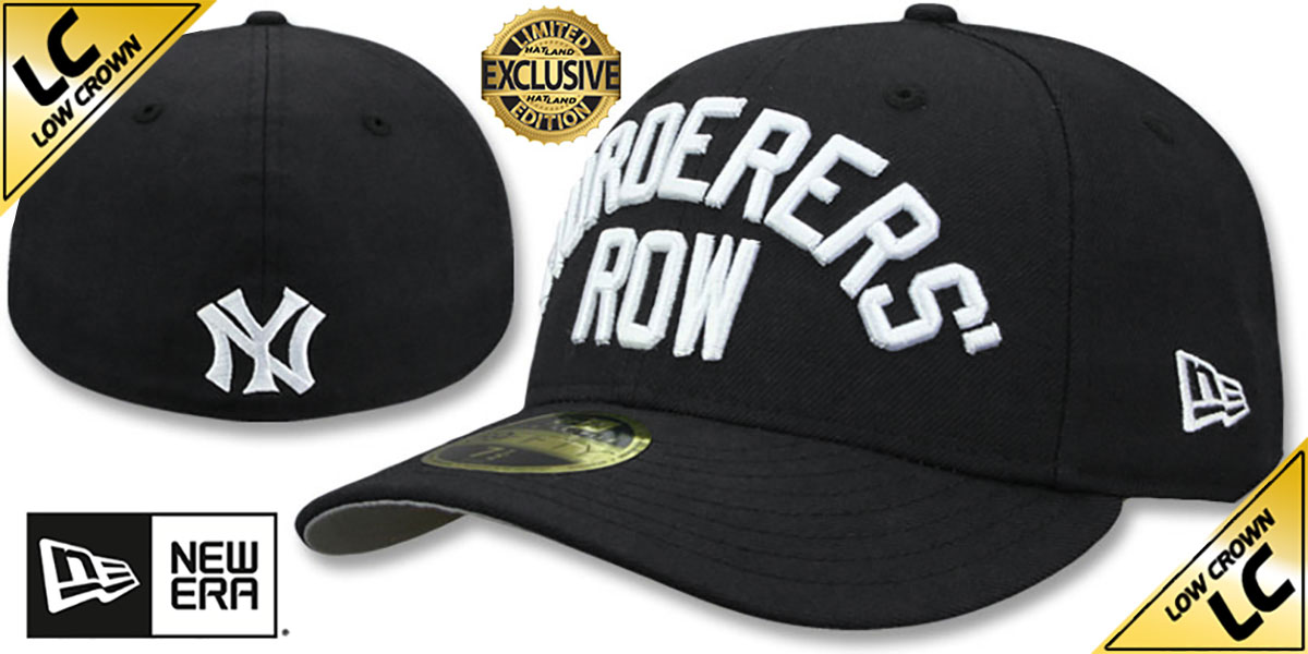 New York Yankees LOW-CROWN MURDERERS ROW Black Fitted Hat