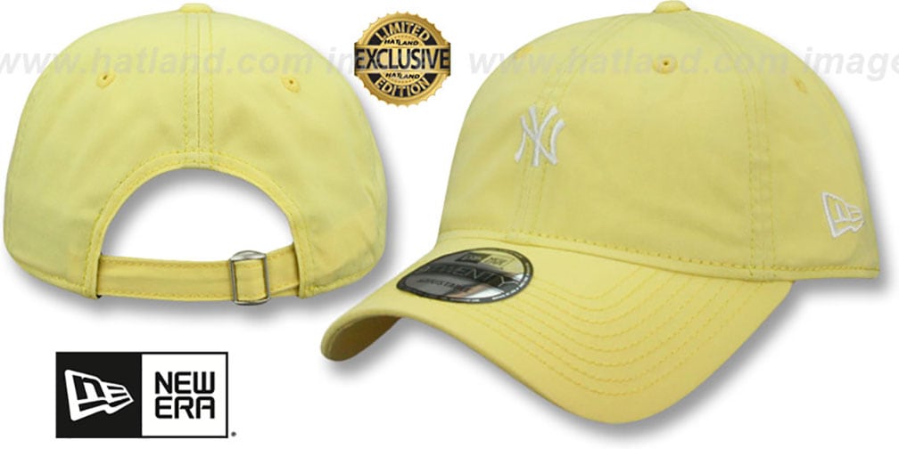 ☆New Era☆ MLB New York Yankees Gold Mini l Ball Cap Wi New York Yankees New Era 5950 Basic Fitted Hat - Gold/White