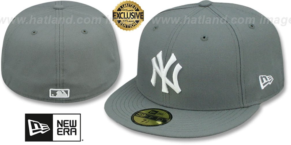 Era Cap Yankee Hat Grey Brim ALD New Era Yankees Retro Fit Hat