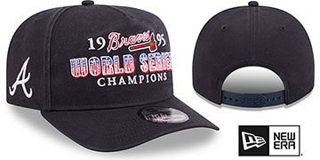 Casquette New Era Atlanta Braves – 2021 World Series Patch – Bleu Marine 7 1/2
