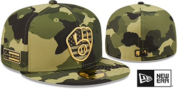 Casquette New Era Washington Nationals Armed Forces 2021 - Snapback 9FIFTY Limitée, Taille Unique