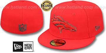 red denver broncos hat