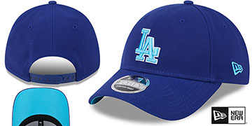 キャップ [New Era] Los Angeles Dodgers MLB Retro Beanie Hat New Era MLB L.A Dodgers Classic Spot Knit Beanie Winter Hat