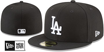 All black cheap la hat