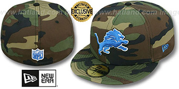 Detroit lions military hat Clearance