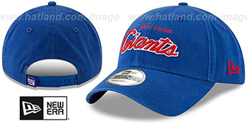 retro script hats