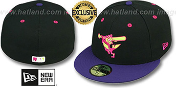 Black-Purple-Pink Fitted 