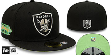 Oakland Raiders RERUN KNIT BEANIE by Mitchell and Ness