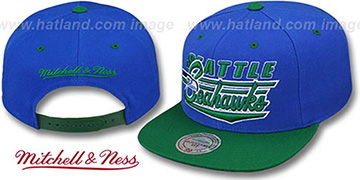 blue and green hats