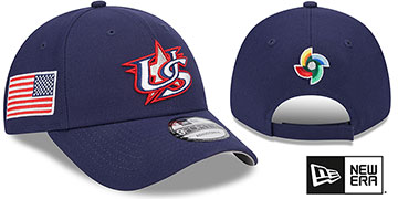 Czech Republic 2023 WBC GAME Navy Hat by New Era Czech Republic 2023 WBC GAME Navy Hat by New Era
