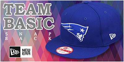 New Era 'BLANK SNAPBACK' Black Adjustable Hat