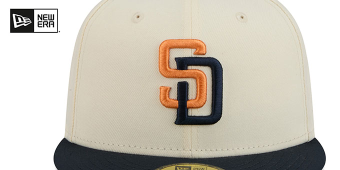 San Diego Padres 2026 CITY CONNECT ONFIELD Cream-Navy Fitted Hat