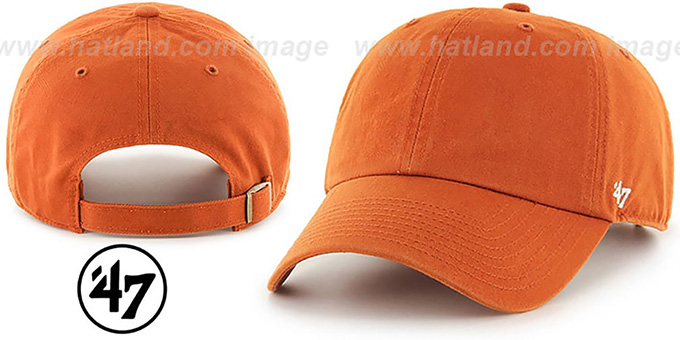 burnt orange baseball cap