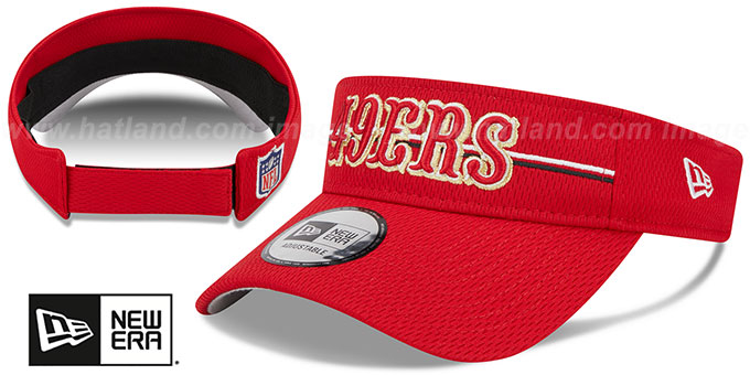 San Francisco 49ers 2023 NFL TRAINING CAMP VISOR Red