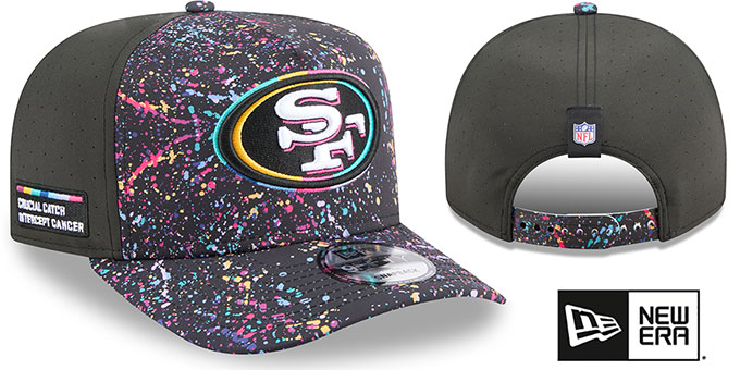 San Francisco 49ers 2025 CRUCIAL CATCH A-FRAME SNAPBACK Hat