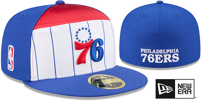 Philadelphia 76ers 2025-26 NBA SPLIT PANEL TIP OFF Fitted Hat
